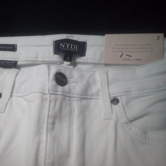 Barbara Bootcut Jeans Optic White Size 2 Brand New - Picture 7 of 10